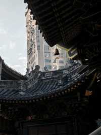 Layered Elegance: The Upturned Eaves of Luohan Temple