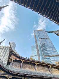 Layered Elegance: The Upturned Eaves of Luohan Temple