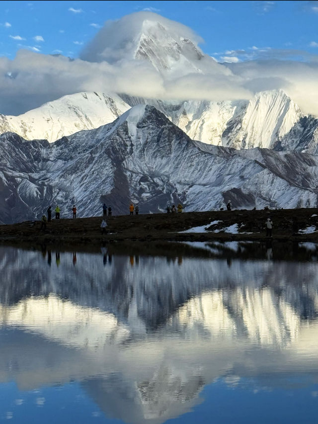 深秋徒步冷嘎措人間仙境真的太出片了！
