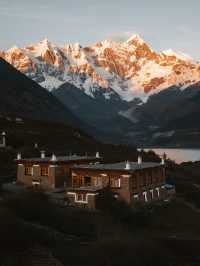 西藏親子秘境米林松贊南迦巴瓦山居|帶小孩看雪山!