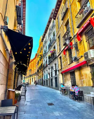 Hidden gem in an alley! Rare and precious books hidden within Madrid's oldest bookstore.