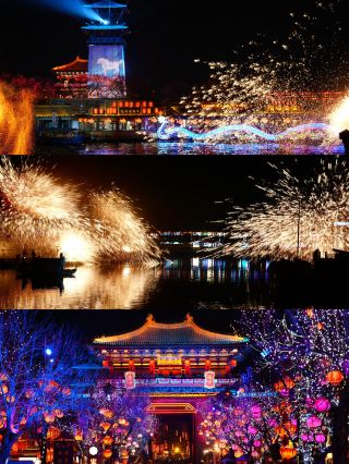 Tokyo is truly dazzling and charming!!! This phrase can only be understood by seeing it with your own eyes. Kaifeng · Qingming Riverside Landscape Garden During the day, it is Kaifeng, but at night,