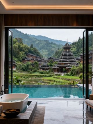 肇興侗寨親子遊，住觀景民宿享民族風情