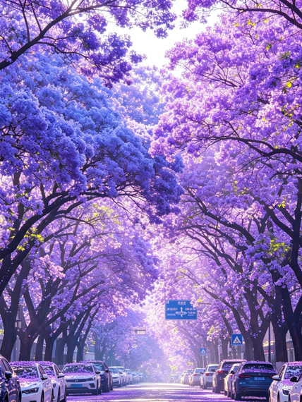 昆明のジャカランダの花完全ガイド｜紫色のロマンスを演出するベスト
