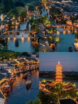 江南水郷の夜景の頂点！南浔古鎮は本当にすごすぎる