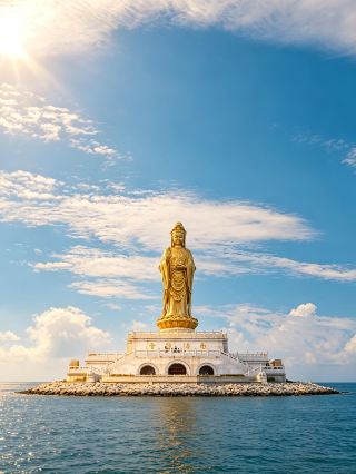 盛夏の普陀山｜潮の音を聞きながらお参りし、心の内を山と海に託す