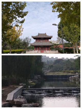 Travel Photography at Hongshihu Park in Linshu | A city of red stones reflected in a clear lake, hiding the gentle mountains and sea of ​​this small town.