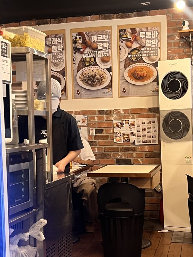 韓国/ソウル【忠武路】ボリューミーなハンバーグを楽しめるお店🤎