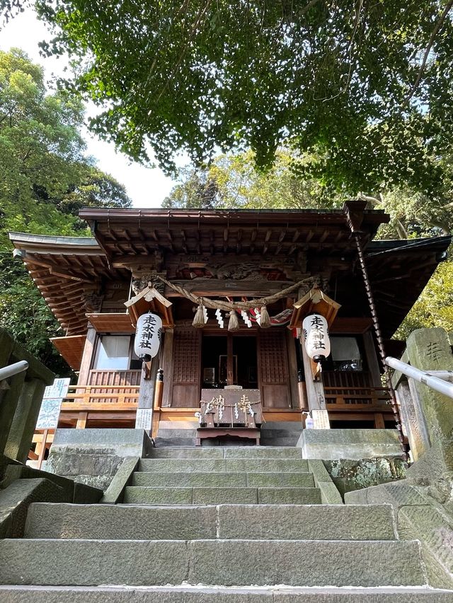 【神奈川県/走水神社】境内から横須賀が見渡せる神社