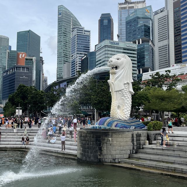 絶対見に行きたい！🇸🇬マーライオン公園