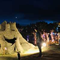 越夜越美麗！從沙雕到光雕，來八里左岸公園正是時候