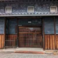池田の銘酒　呉春　現在では池田で唯一の、自醸の池田酒醸造元 呉春酒造株式会社 と、池田の街並み
