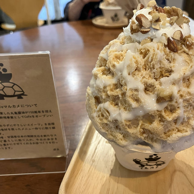 発酵カフェマルカメのかき氷
