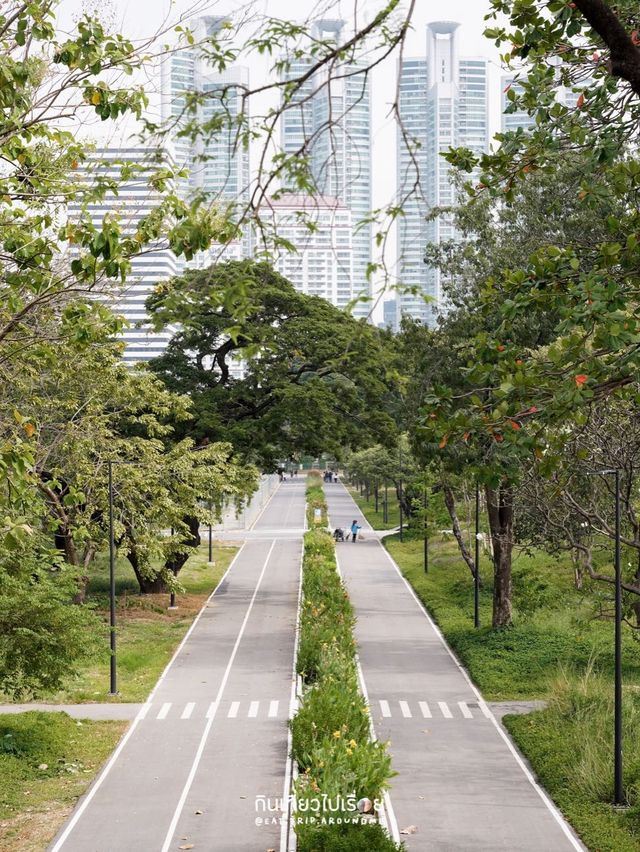 พามาเดินเล่นที่สวนเบญจกิติ สวนป่าใจกลางกรุง🌳🌱