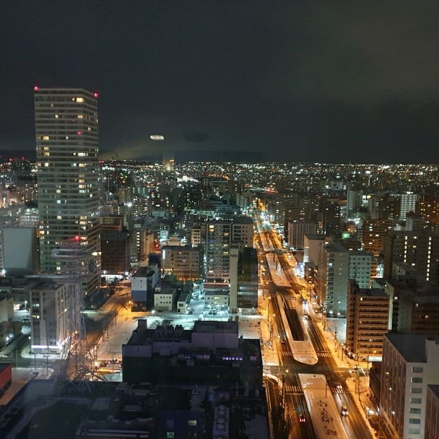 삿포로 시내 전체의 야경까지 즐길 수 있는 TV타워