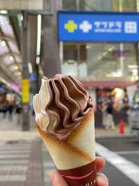 삿포로 크리미아 아이스크림🍦쿠크다스와 홋카이도 유제품의 완벽조합