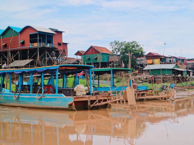 柬埔寨tonle sap river 遊船河之旅！