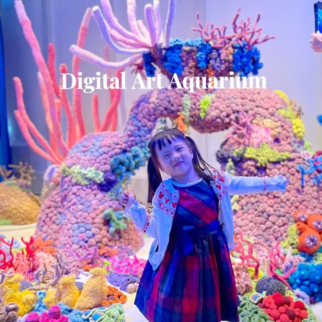 費用全免‼️色彩繽紛嘅全球首個數碼藝術水族館🌊