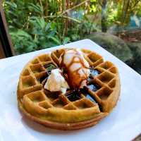 A&W's Root Beer and Ice Cream Waffle!
