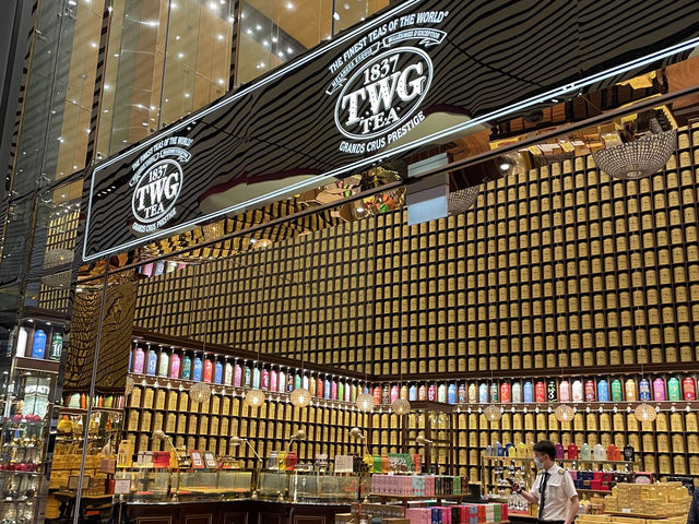 【TWG Tea】inシンガポール/煌びやかな空間で上品な紅茶を