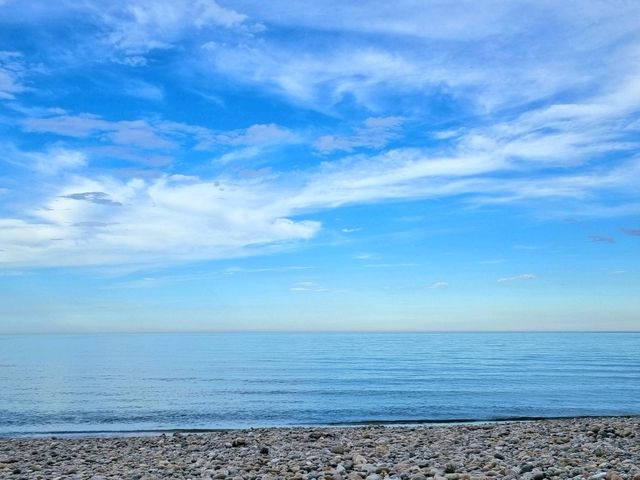 강릉여행 필수코스! 노을 맛집 : 🏖주문진해수욕장🌅🩵💛💙🧡
