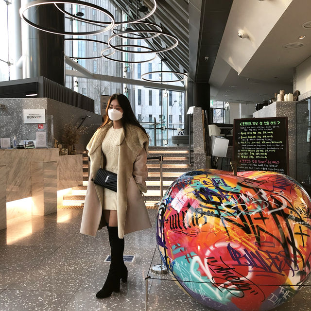 포포인츠 바이 쉐라톤 강남 애프터눈티 세트💛