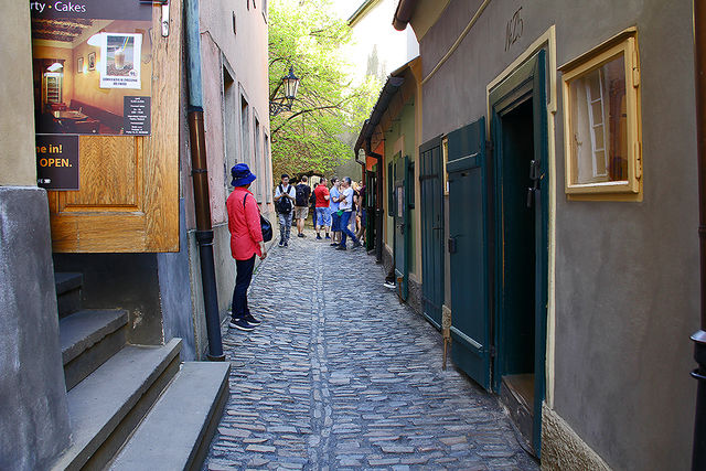 Golden lane Praguecastle