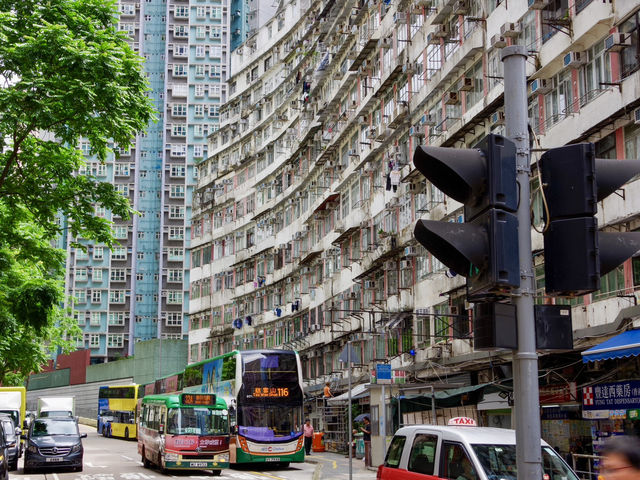 【香港】暮らしが根付く迫力マンション🏢 【香港】暮らしが根付く迫力マンション🏢