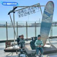 釜山搭乘火車 龜浦-釜山