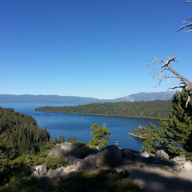 Discover the Famous Scenic Lake Tahoe Emerald Bay in Summer 