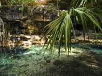 Hidden Paradise in selva of Yucatan