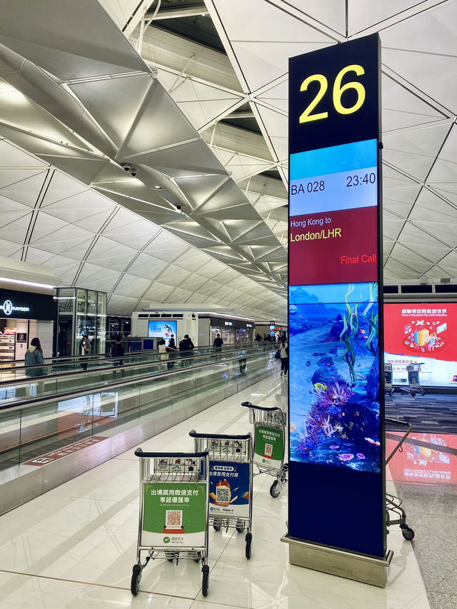 英航✈️倫敦🇬🇧🔄香港🇭🇰的經濟客艙🎫