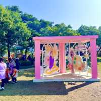ชมดอกซากุระบานที่สวนเล่อฮวอ(Lohas Park)