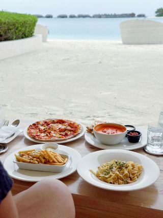 🍽️Maldives Conrad Island Beach Restaurant for those over 16 years old🤎