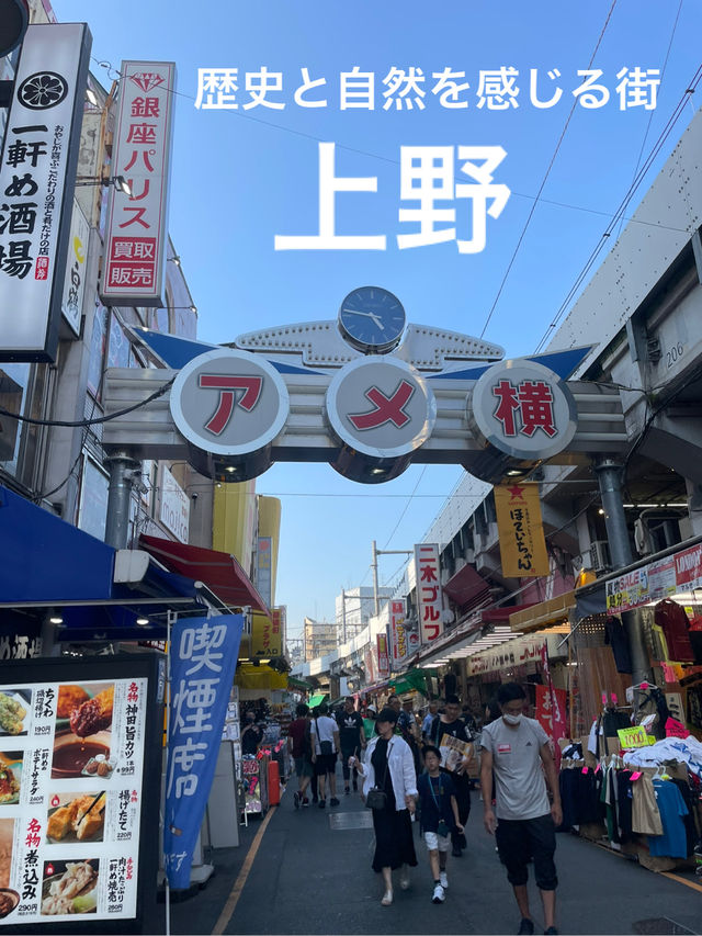 【東京】文化と自然を感じる賑やかな街・上野