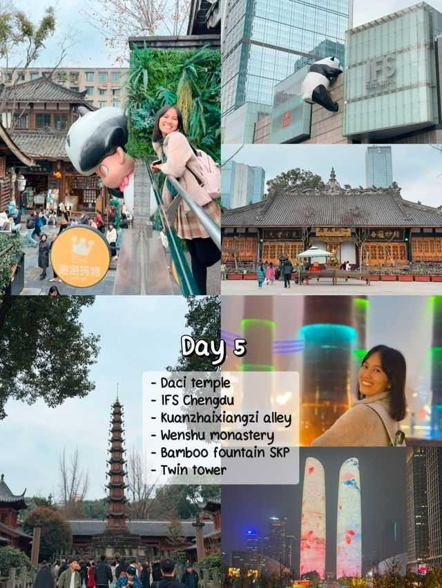 แพลนเที่ยวเฉิงตู 6 วัน 5 คืน ครบทั้งอุทยาน+ในเมือง