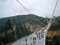 Stunning view relaxed at Zhangjiajie Grand Canyon Glass Bridge