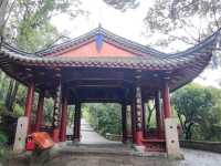 鼓山健行看福州市區全景