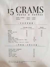 15 Grams Pasta & Coffee
