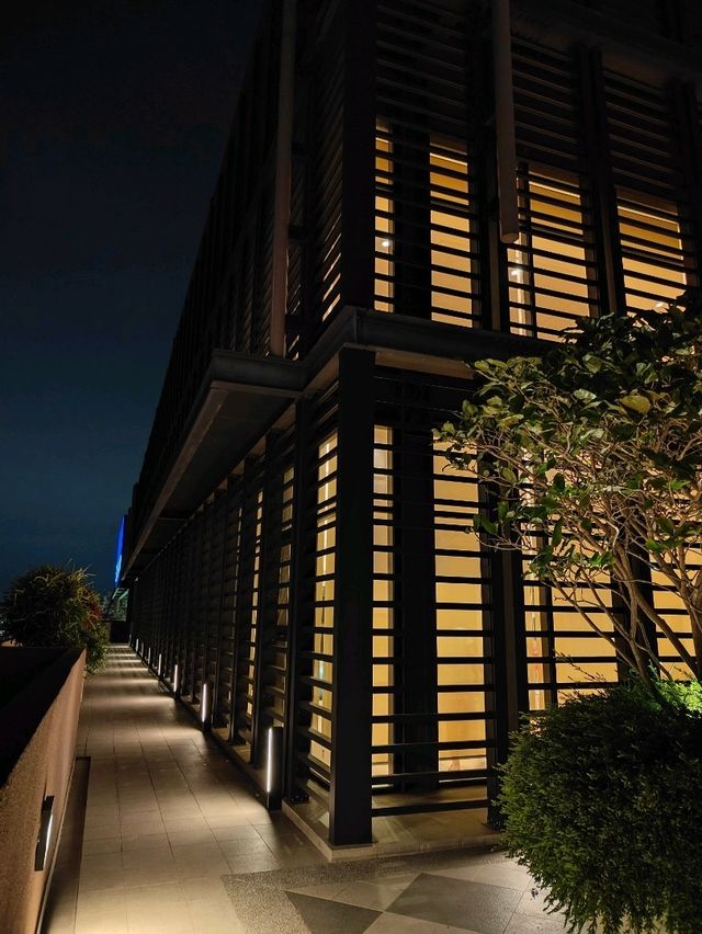 🌃 Rooftop Bliss at Mossaz Hotel, Damansara – A Moonlit Escape Above KL