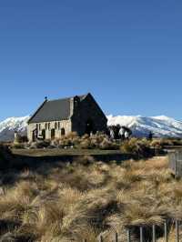 Tekapo - Lake, Dog statue & Church 