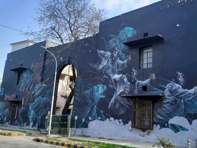 🎨 Colors of Change: The Streets of Lodhi Art District 🧱✨