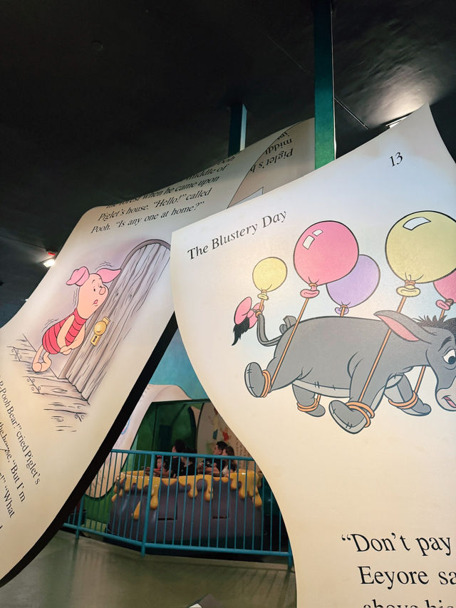 นั่งเครื่องเล่น Winnie the pooh