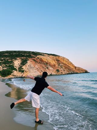 Golden Milos Beach Sparkling Under the Sun