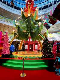 Colourful festive décor at Penang Queensbay