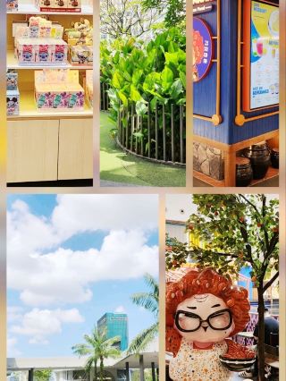 レストランでのお食事。