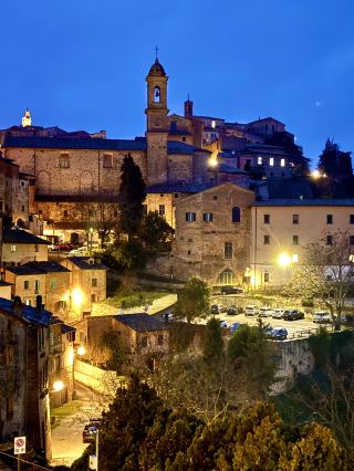 The charming town of Montepulciano, Italy: A journey to find the vampire protagonist.