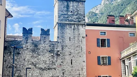 Classic Ancient City Gate in Riva del Garda, ITALY. — traveler post in Ancona