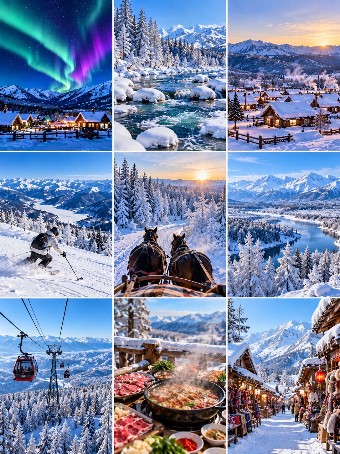 ❄️ อัลไต ซินเจียง — ดินแดนมหัศจรรย์ฤดูหนาวที่งดงามที่สุดของจีน! 🇨🇳🏔️