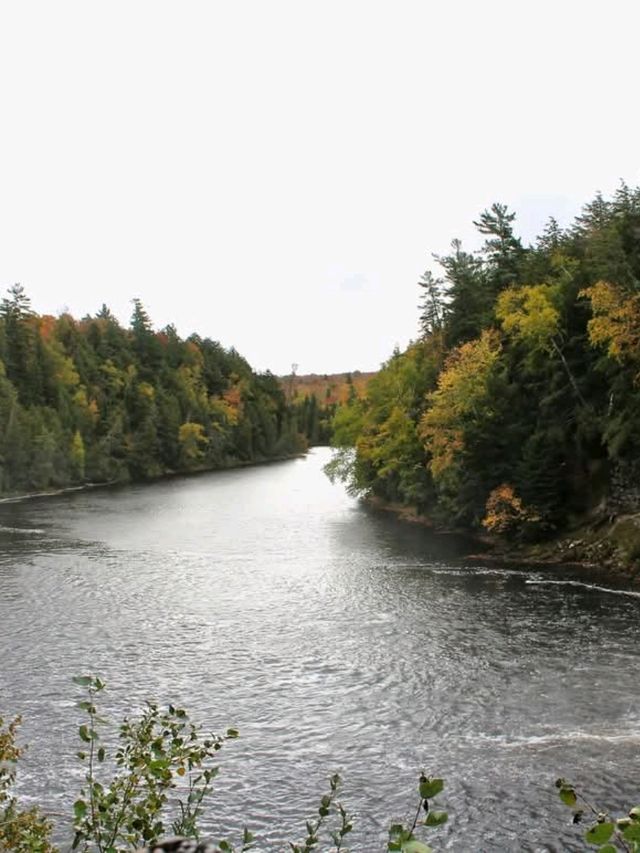 The Majestic Upper Falls are a must see stop in Michigan's U.P.